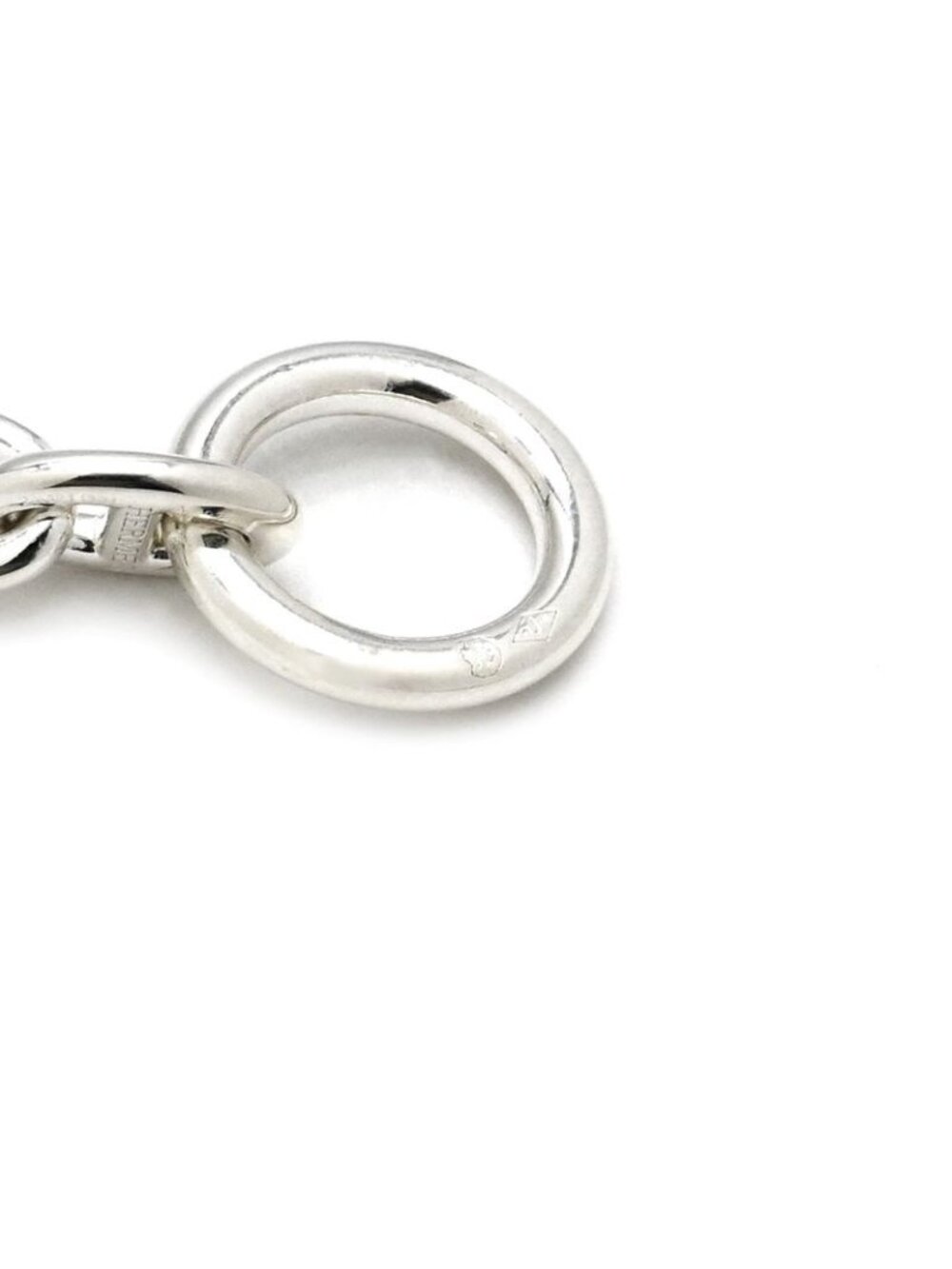 Hermes Bracelet Chaine D'ancre TPM Silver 925 22 Frames Star Ring - Picture 6 of 9